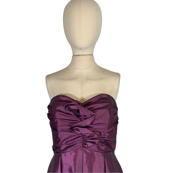 Priscilla of Boston Strapless Formal Evening Maxi Dress Size 8 - Picture 5 of 9